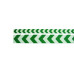 Markeringsstrip richtingspijl groen