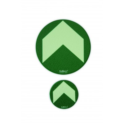 Vloermarkering ronde pijl