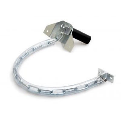 Stormketting met kettinghoes / extra zware uitvoering / deuren tot 500 kg / RVS / 60cm / MBH1