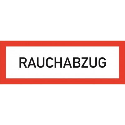 Tekst pictogram Rauchabzug