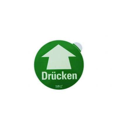 Tekst pictogram Drücken