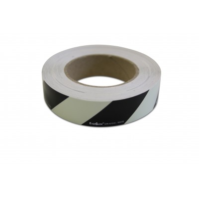 Markeringstape naar links wijzend, zwart, 6cm