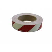 Markeringstape naar rechts wijzend, rood, 3cm