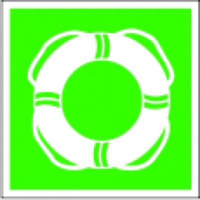 Openbare reddingsuitrusting pictogram