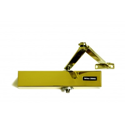 Deurdrangers Briton 2-serie, schaararm, messing