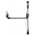 Panic exit hardware Briton 5-series, multiple point locking, three point locking with a rim panic latch, a top pullman latch and a lower right side pullman latch, silver grey lacquered