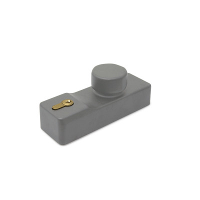 Opbouw knop- en kruksets DX 2-serie, ½ Euro PC, zilvergrijs