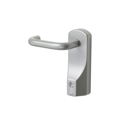 Opbouw knop- en kruksets DX 2-serie, ½ Euro PC, kruk, zilvergrijs