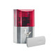 GfS Dag Alarm INOX 230V incl. draadloos deur reed contact