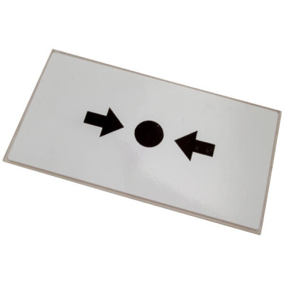 Breekglas handmelder KAC schakelaar p.p. stuk