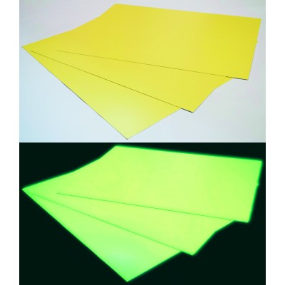 Fluorescerende PVC-plaat zelf bedrukbaar