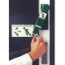 GfS Exit Control for security latch left with profile cilinder, green