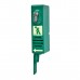 GfS Exit Control for security latch left with profile cilinder, green