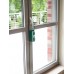 GfS Window Control®Praxis usable left/right with Euro profile cylinder, green