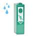 GfS Exit Control 179 met 95dB/1m alarm en waterdichte behuizing, RAL 6029