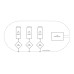 GfS Exit Control 179 met 5m. aansluitkabel, 95dB/1m alarm, deur reed-contact, RAL 6029