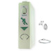 GfS Exit Control 179 met 5m. aansluitkabel, 95dB/1m alarm, deur reed-contact, fluorescerend